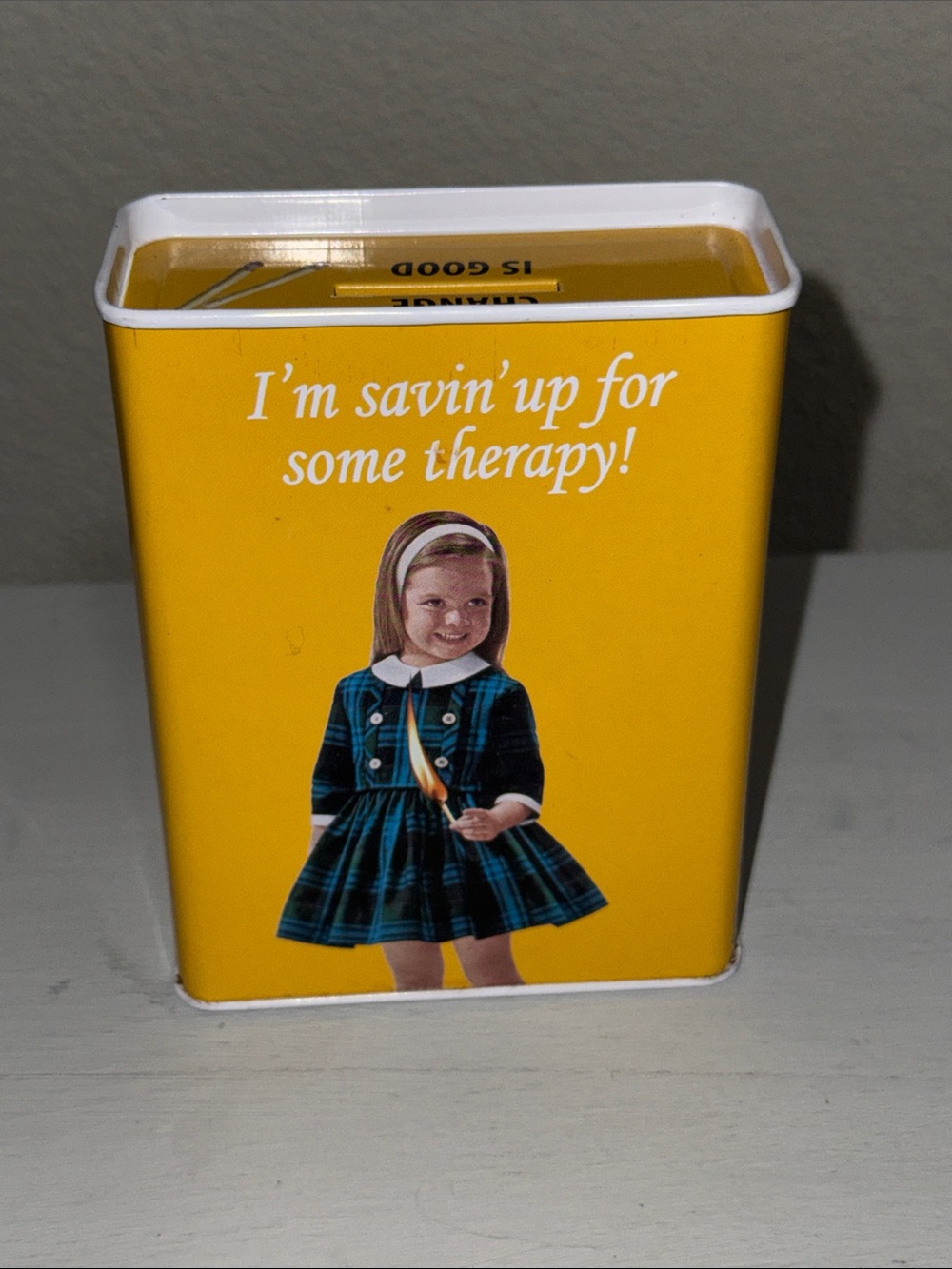 Blue Q - I'm Savin' Up For Some Therapy! Tin Bank - Picture 3 of 6